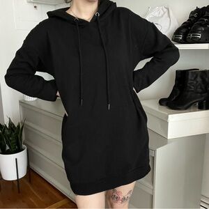 Black Hoodie mini dress